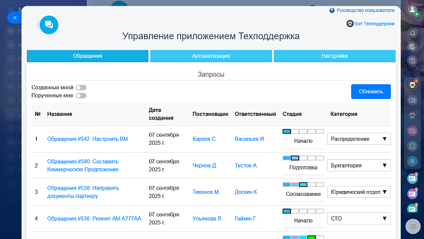 Техподдержка